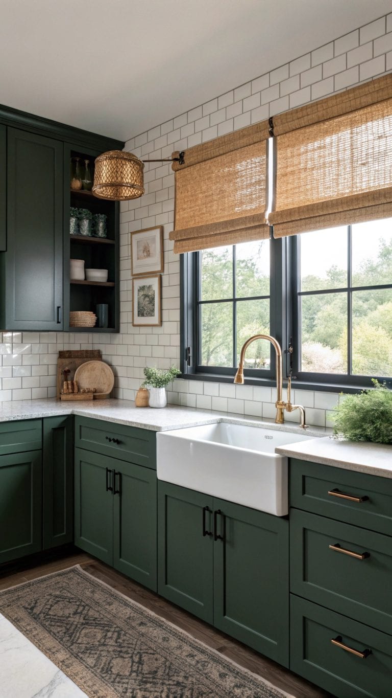 dark green kitchen inspirations