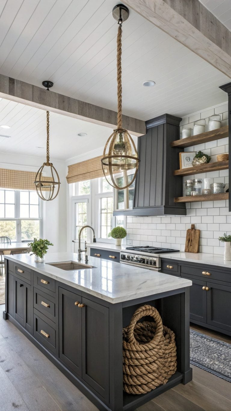 charcoal themed kitchen designs