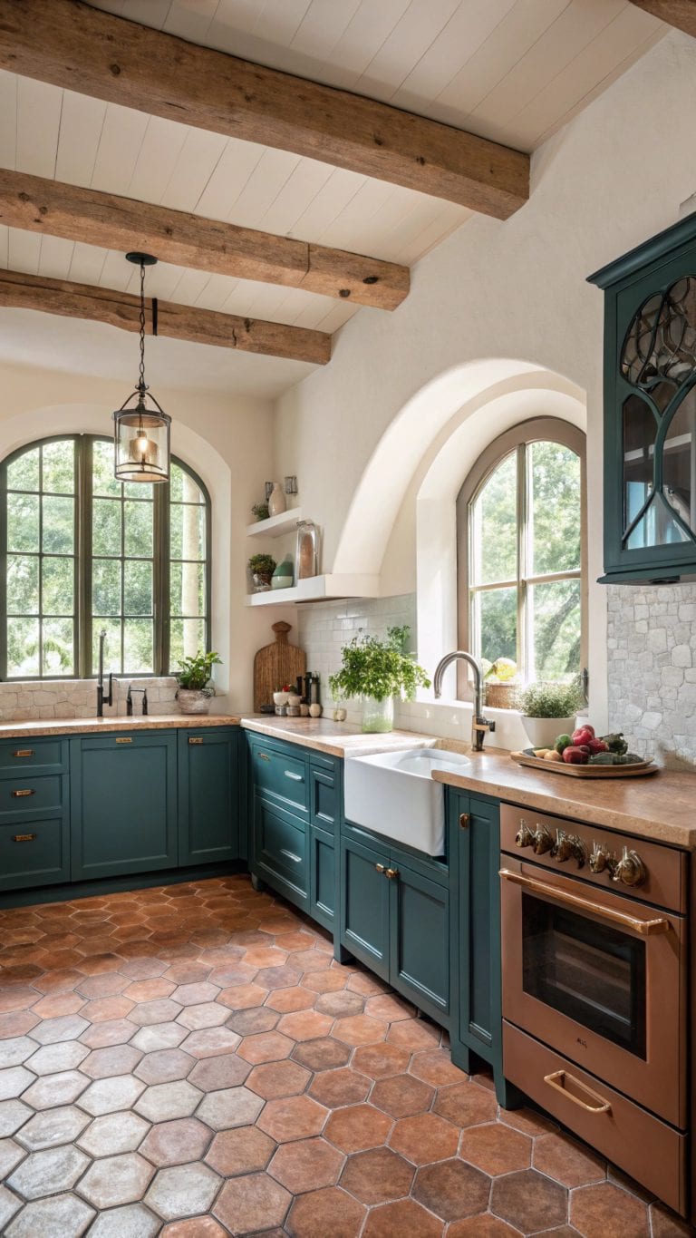 dark teal kitchen inspiration