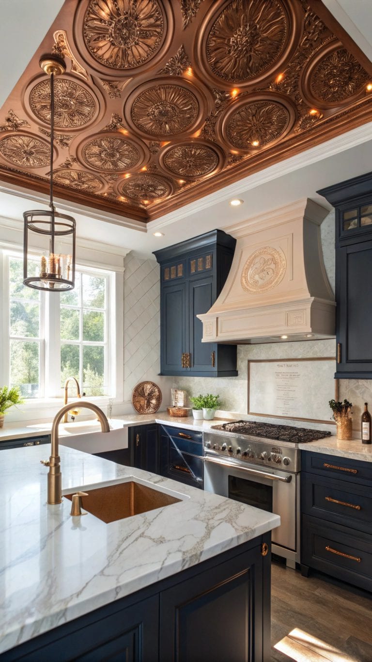 diverse blue copper kitchens