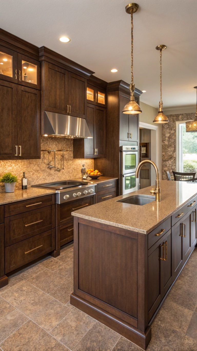 diverse brown kitchen designs