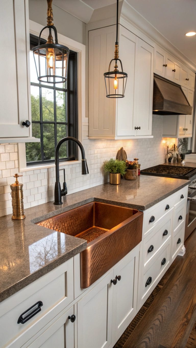 diverse copper countertop designs