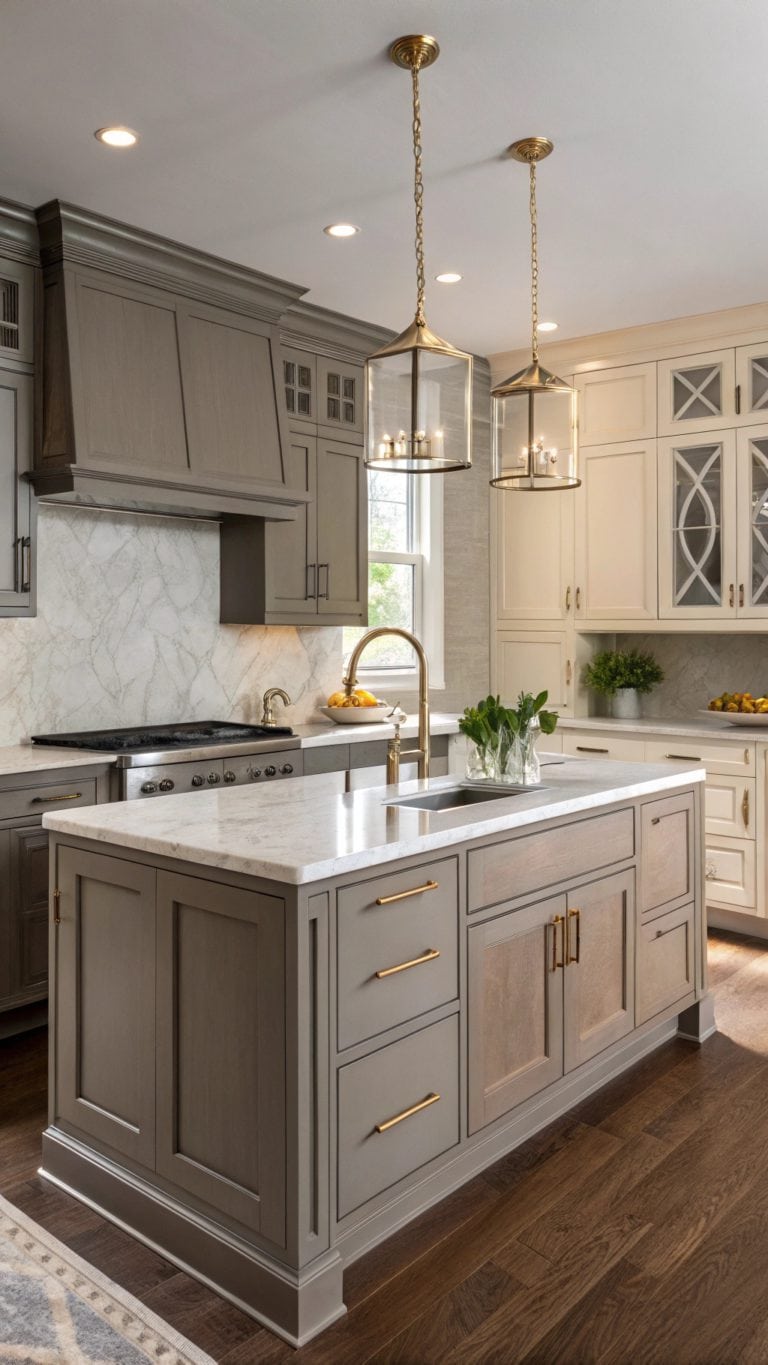 diverse grey beige kitchens