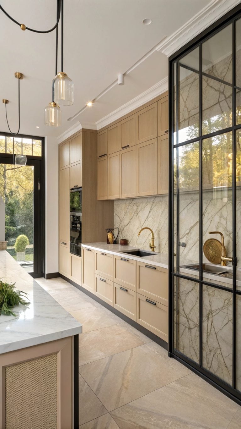 diverse modern beige kitchens