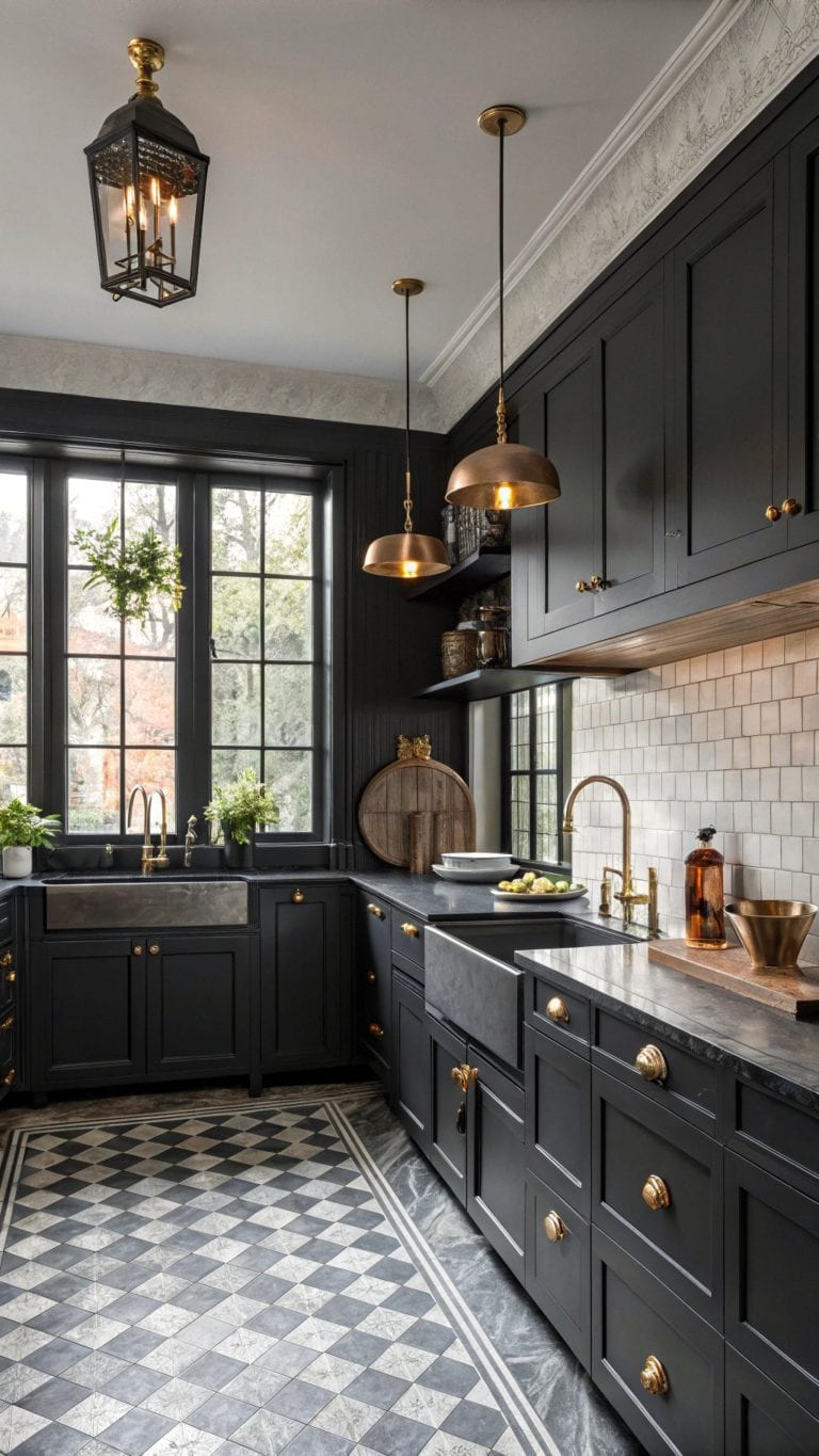 stylish monochrome kitchen designs