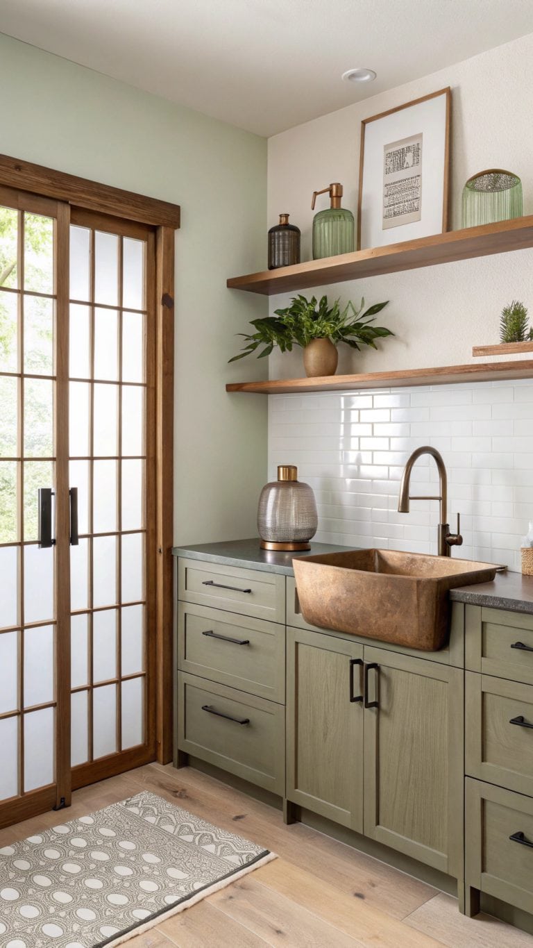 bronze themed kitchen design