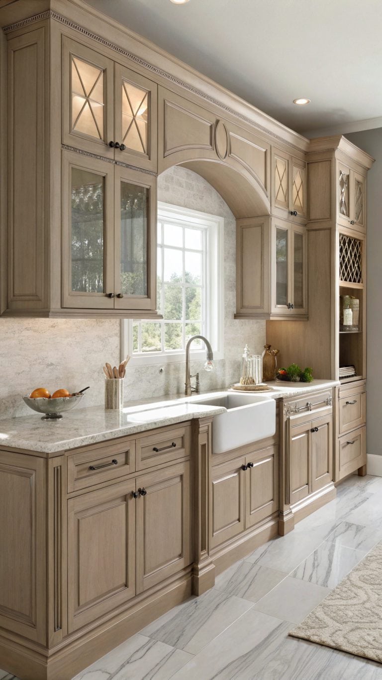 diverse taupe kitchen designs