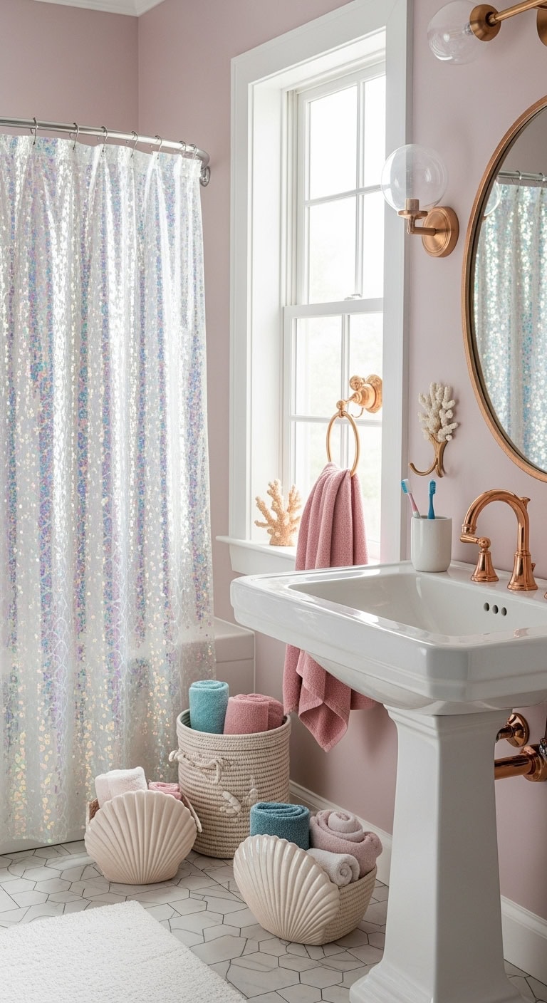 colorful bathroom decor details